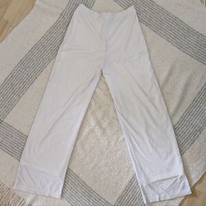 Vintage Lined White Joseph Ribkoff Straight Leg Size 6 Pants Made In Canada